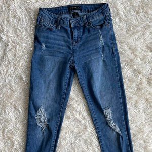 Stretchy Distressed Skinny Jeans